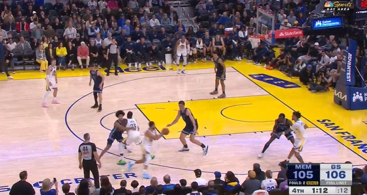 勇熊裁判报告：2次漏判有利勇士！追梦致命掩护犯规前已逃过一次