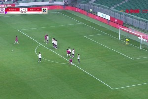 【高中精英联赛进球集锦】陈炳汐任意球直接破门 清华附中2-0石家庄二中